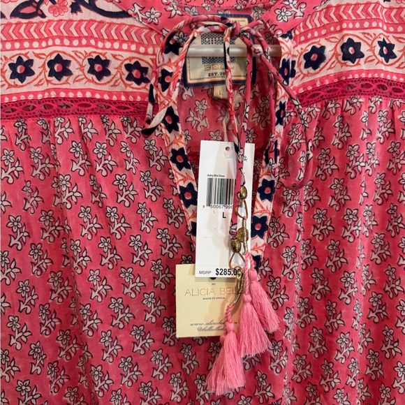 Bell Aubry Fit & Flare Mini Dress Size Large - Picture 3 of 4